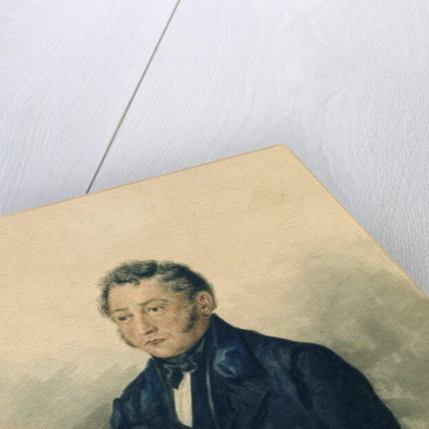 Portrait of Faddey Venediktovich Bulgarin, c.1840 by Ivan Nikolayevich Terebenev