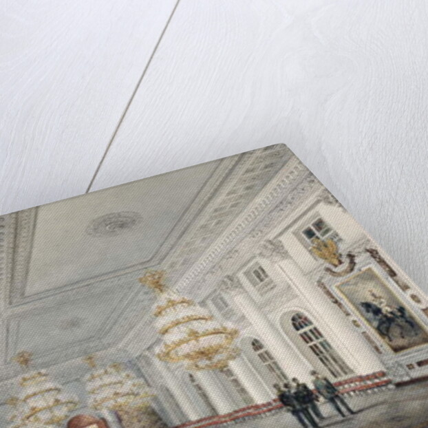 The Great Hall, Winter Palace, St. Petersburg, 1837 by Vasili Semenovich Sadovnikov