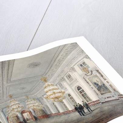 The Great Hall, Winter Palace, St. Petersburg, 1837 by Vasili Semenovich Sadovnikov
