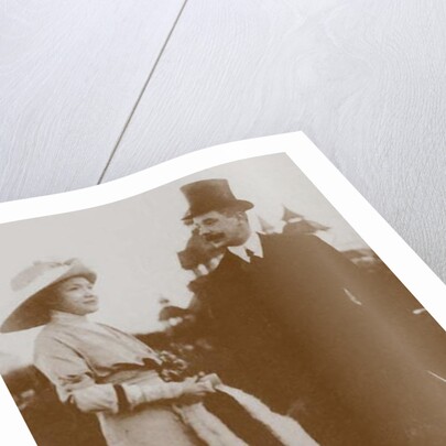 Moura Budberg with her first husband, Djon von Benckendorff, at the Berlin Horse Races, 1913 by Anonymous