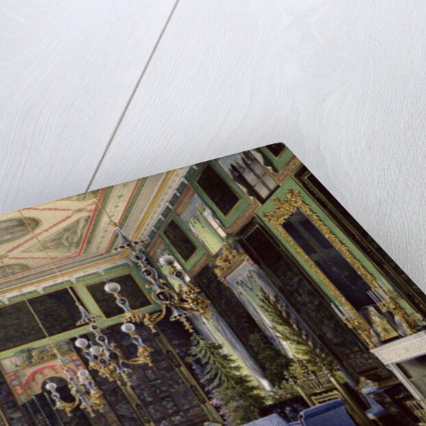 The Chinese Room in the Great Palais in Tsarskoye Selo by Eduard Hau