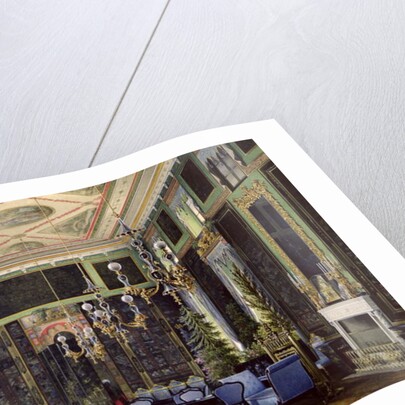 The Chinese Room in the Great Palais in Tsarskoye Selo by Eduard Hau