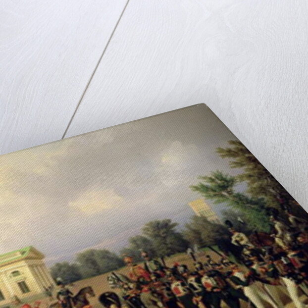 The Russian Guard in Tsarskoye Selo in 1832, 1841 by Franz Kruger