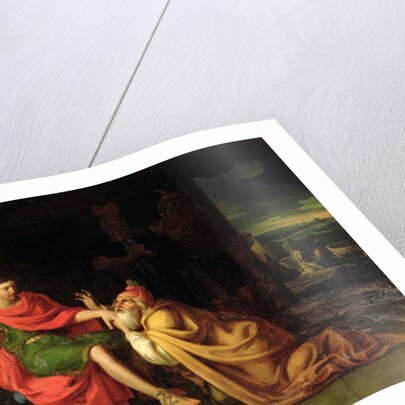 Priam and Achilles by Alessandro Padovanino