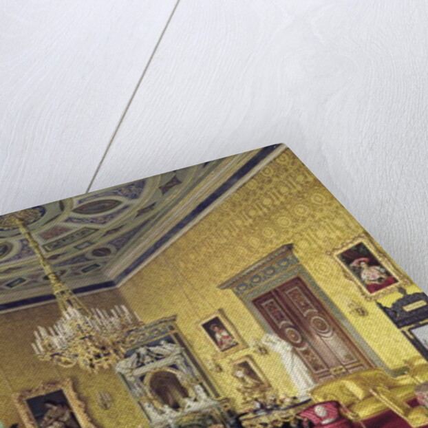 The Lyons Hall in the Catherine Palace at Tsarskoye Selo, 1859 by Luigi (1814-91) Premazzi