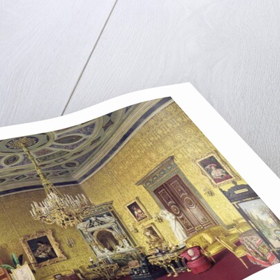 The Lyons Hall in the Catherine Palace at Tsarskoye Selo, 1859 by Luigi (1814-91) Premazzi