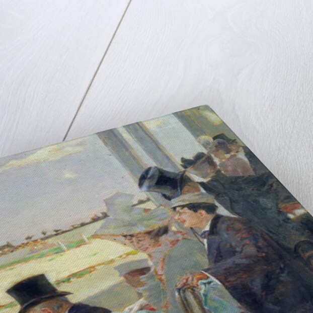 Horseracing, 1902 by Peter Alexandrovich Nilus