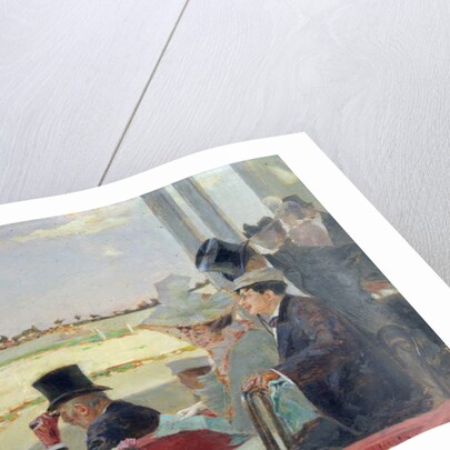 Horseracing, 1902 by Peter Alexandrovich Nilus