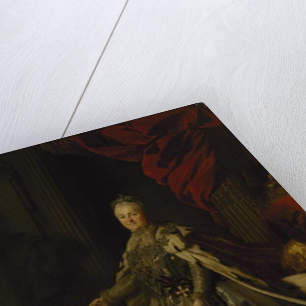 Portrait of Catherine II, 1776-77 by Alexander Roslin