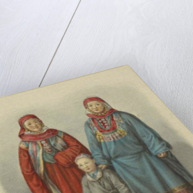 Kazan Tatar Women by Fyodor Solntsev