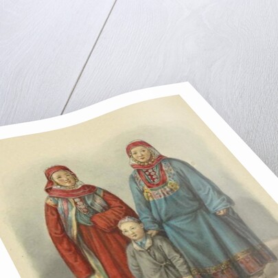 Kazan Tatar Women by Fyodor Solntsev