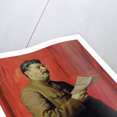 Portrait of Josef Stalin, 1933 by Isaak Israilevich Brodsky