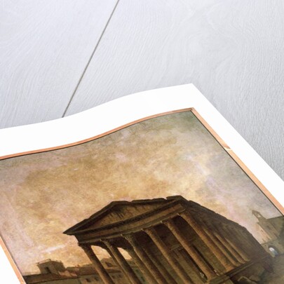 La Maison Carrée, Nimes, c.1780 by Hubert Robert