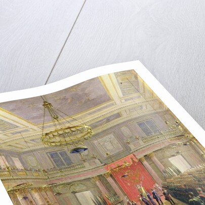 The Oath of the Successor to the Throne Alexander II Nickolaevich in the Winter Palace, 1837 by Grigori Grigor'evich Chernetsov