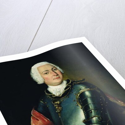 Portrait of Count Ernst Christoph von Manteuffel by Lucas Conrad Pfanzelt