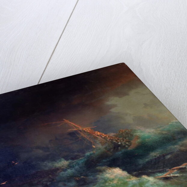 The Disaster of the Liner Ingermanland at Skagerrake near Norway on August 30th, 1842 by Ivan Konstantinovich Aivazovsky