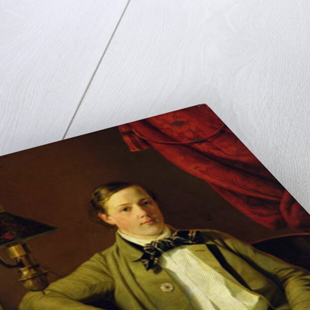 Portrait of Apollon Maykov, 1840 by Grigory Mikhailov