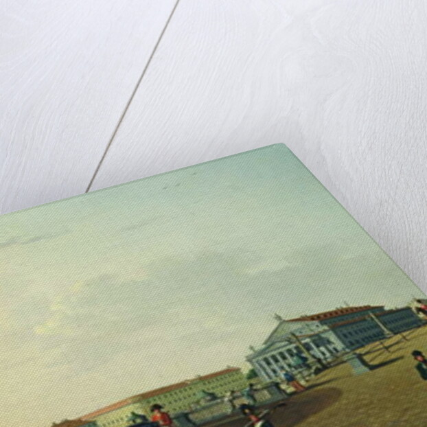 The Bolshoi Theatre in St. Petersburg, 1802 by Benjamin Patersson