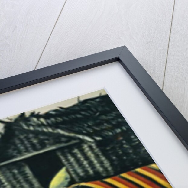 Threshing the floor in a Georgian country village, 1915 by Niko Pirosmani