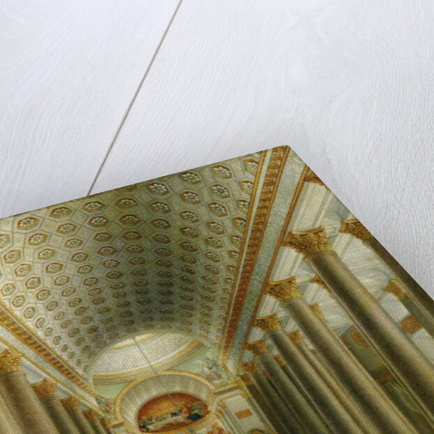 Interior view of the Kazan Cathedral in St. Petersburg by School Russian