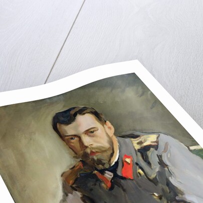 Portrait of Nicholas II, 1900 by Valentin Aleksandrovich Serov