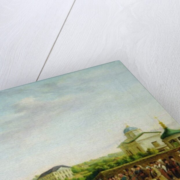 A country wedding by Vasili Andreevich Tropinin