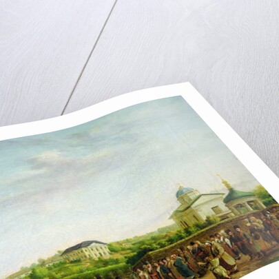 A country wedding by Vasili Andreevich Tropinin