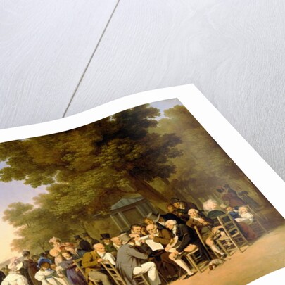 Politicians in the Tuileries Gardens, 1832 by Louis Leopold Boilly