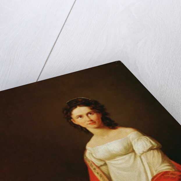 Portrait of the singer Anna Borunova, 1821 by Nicolas de Courteille