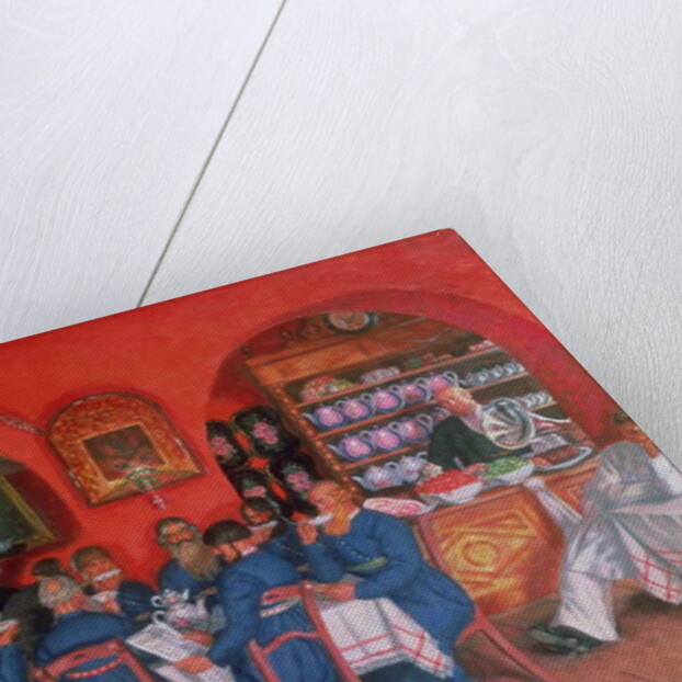 Moscow Cafe, 1916 by Boris Mikhailovich Kustodiev