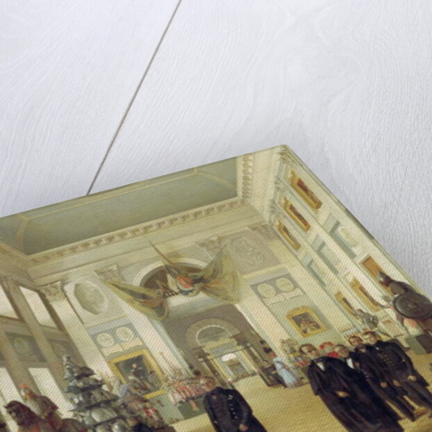 Interior of the Armoury Chamber in the Kremlin, 1844 by Nikolai Alexeyevich Burdin