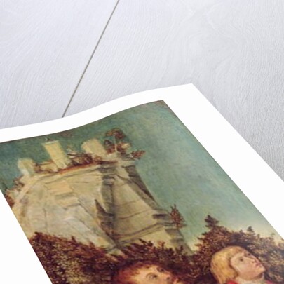 Portrait of a Knight with his two sons, c.1518-25 by Lucas the Elder Cranach