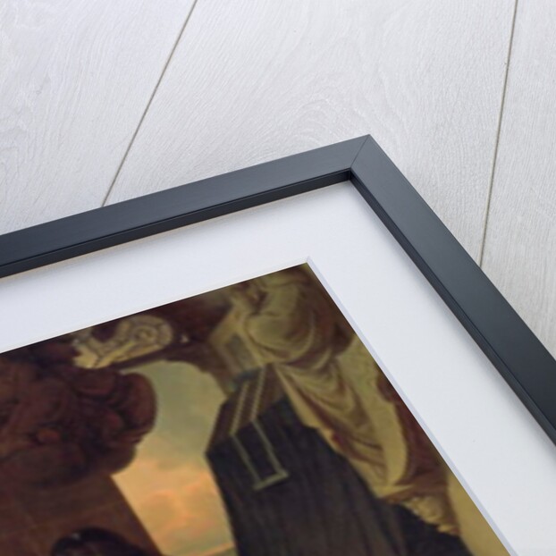 Royal couple mourning for their dead daughter, 1830 by Carl Friedrich Lessing