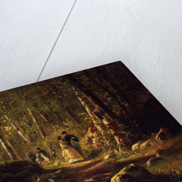 A walk in a forest, 1869 by Ivan Ivanovich Shishkin