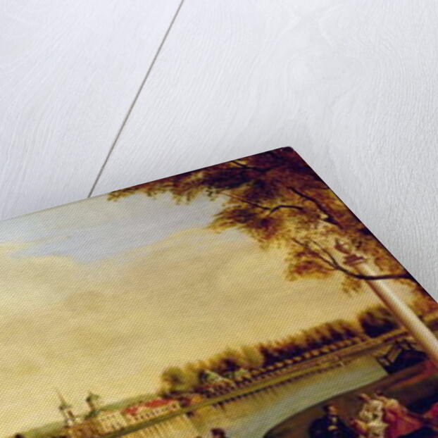 View of the Kuskovo Palace. 1839 by Nikolay Ivanovich Podklyuchnikov