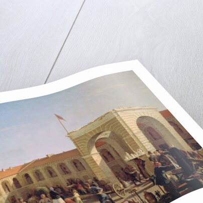 Apraksin Market in St. Petersburg, 1862 by Pyotr Petrovich Vereshchagin