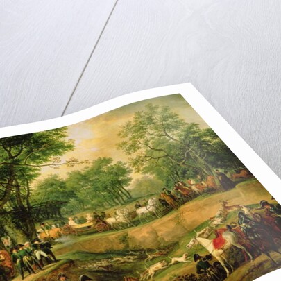 Napoleon on a hunt in the Compiegne Forest, 1811 by Antoine Charles Horace Vernet