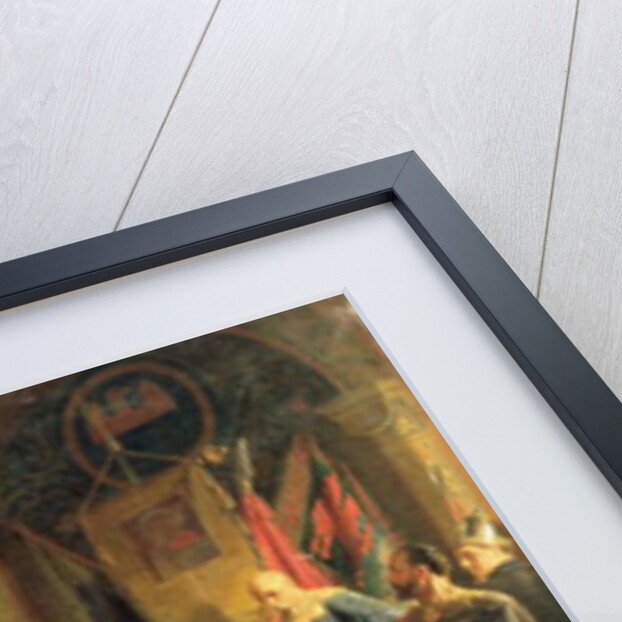 Prince Roman of Halych-Volhynia receiving the ambassadors of Pope Innocent III, 1875 by Nikolai Vasilievich Nevrev