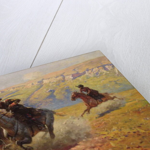 Duel, 1905 by Franz Roubaud