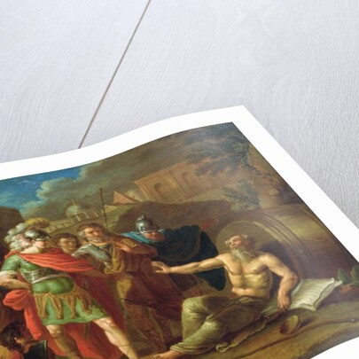 Alexander the Great visits Diogenes at Corinth, 1787 by Ivan Philippovich Tupylev