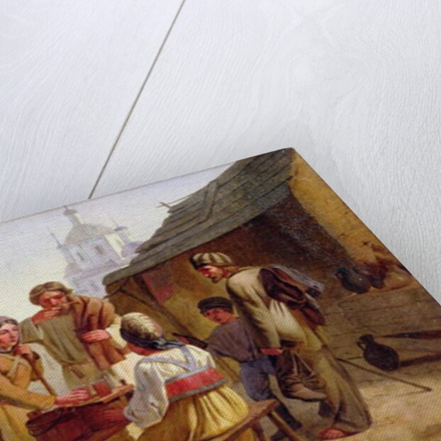 Kvas Seller, 1862 by Vasili Efimovich Kallistov