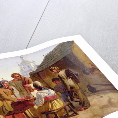 Kvas Seller, 1862 by Vasili Efimovich Kallistov