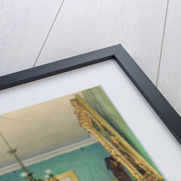 Interior of a living room, 1847 by Luigi (1814-91) Premazzi