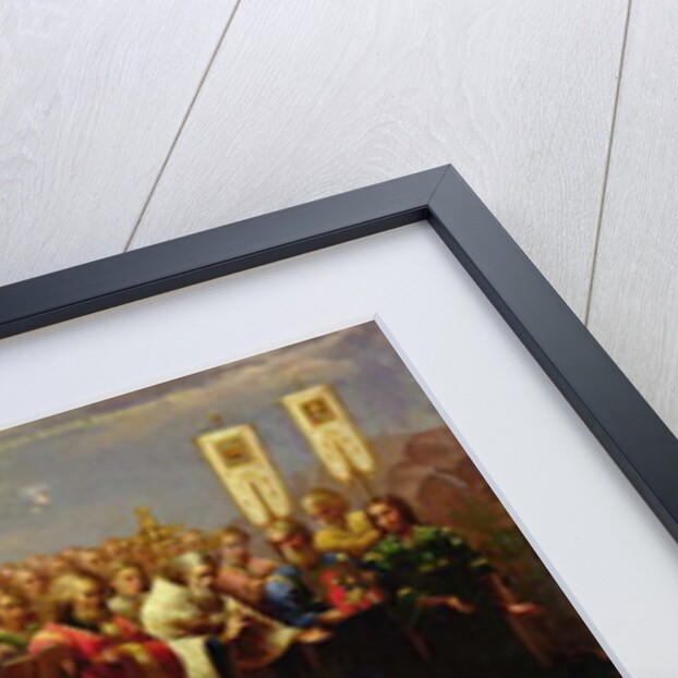 The Baptism of the Murom people by Yaroslav of Murom in 1097 by School Russian