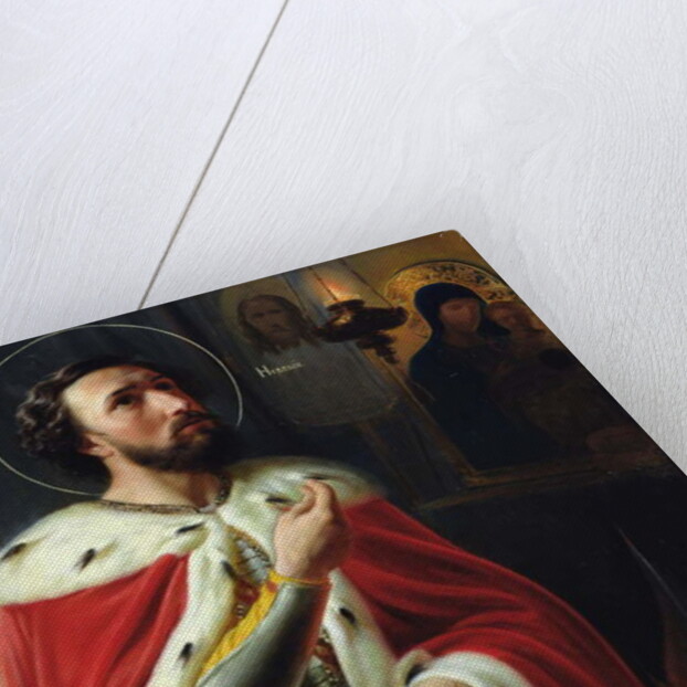 Alexander Nevsky, Duke of Novgorod, Grand Duke of Vladimir by Vasili Kuzmich Shebuev