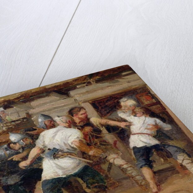 The Pagans killed the first Christians of Kievan Rus, 1884 by Vasilij Ivanovic Surikov