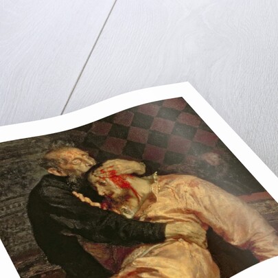 Ivan the Terrible and his Son on the 16th November, 1581, 1885 by Ilya Efimovich Repin