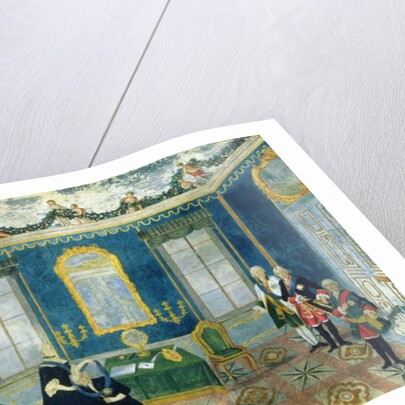 Catherine II recalling Chancellor Alexey Bestuzhev-Ryumin to Court by School Russian