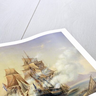 The Russian Cutter Mercury captures the Swedish frigate Venus on 21st May 1789, 1845 by Aleksei Petrovich Bogolyubov