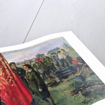 Militarised Komsomol, 1930 by Ivan Semyonovich Kulikov